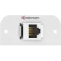 Kindermann 7441000526 Tomada RJ-45 alumínio (7441000526)
