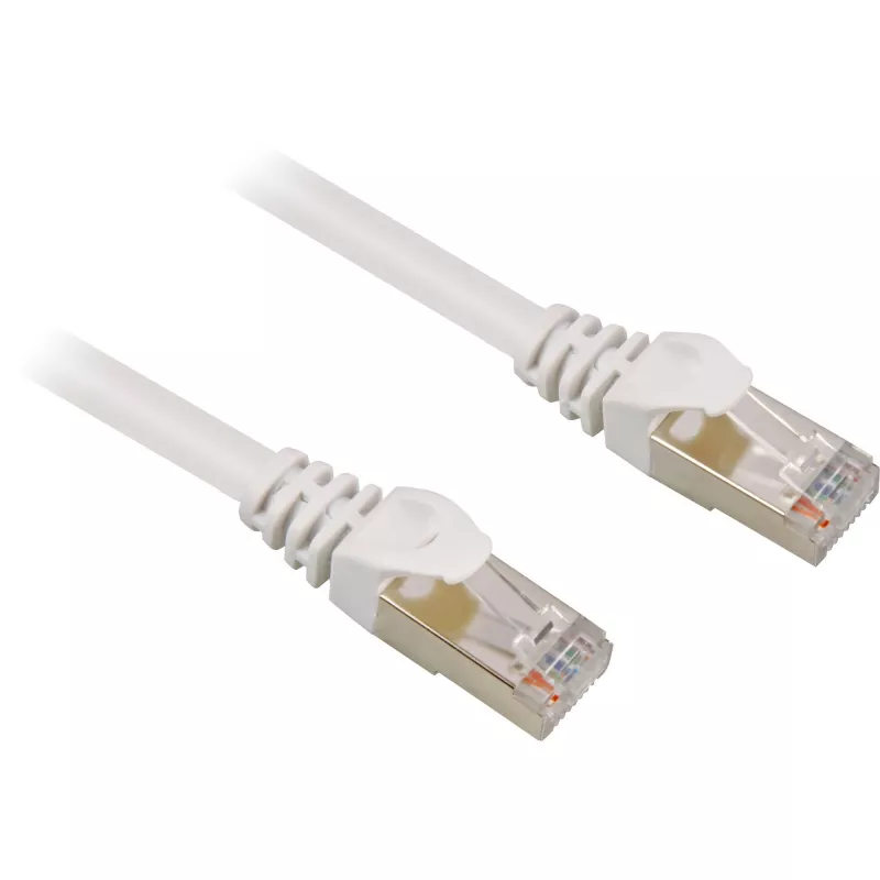Cabo de rede Sharkoon RJ-45 Cat6 10 m Cinzento