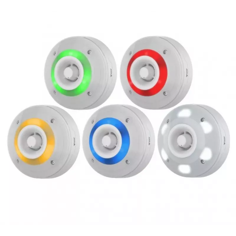 Sirene estroboscópica AXIS D4100-VE/MK II 03105-001 — resistente às intempéries IP66 para instalações de segurança exterior