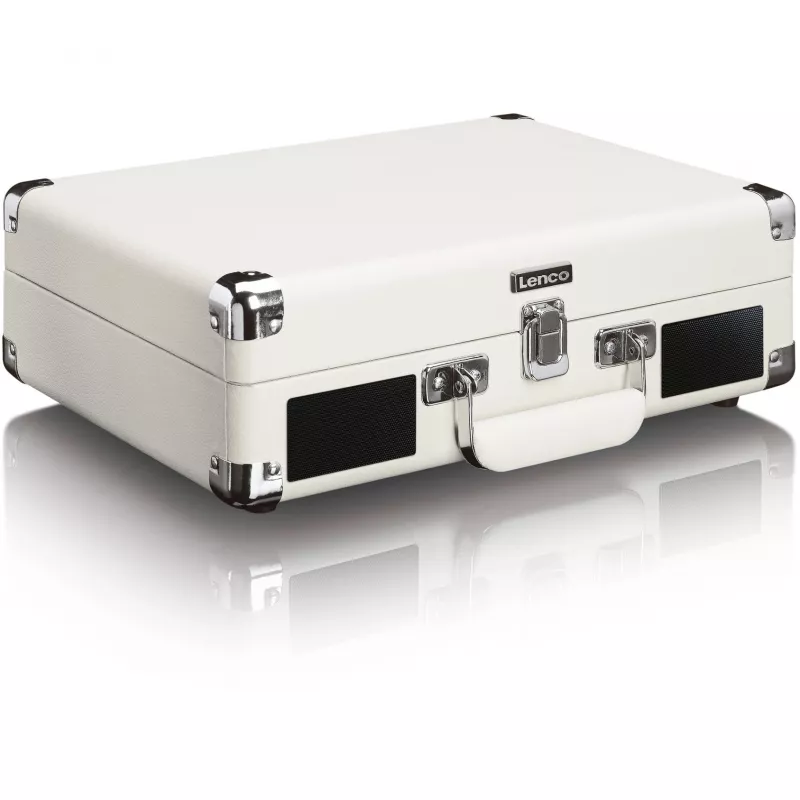 Lenco TT-115CR gira-discos de correia, Bluetooth, USB-A, saída de auscultadores de 3,5 mm, 4 W RMS, creme
