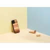 Capa de proteção para smartphone Man and Wood para iPhone 12 mini – preto