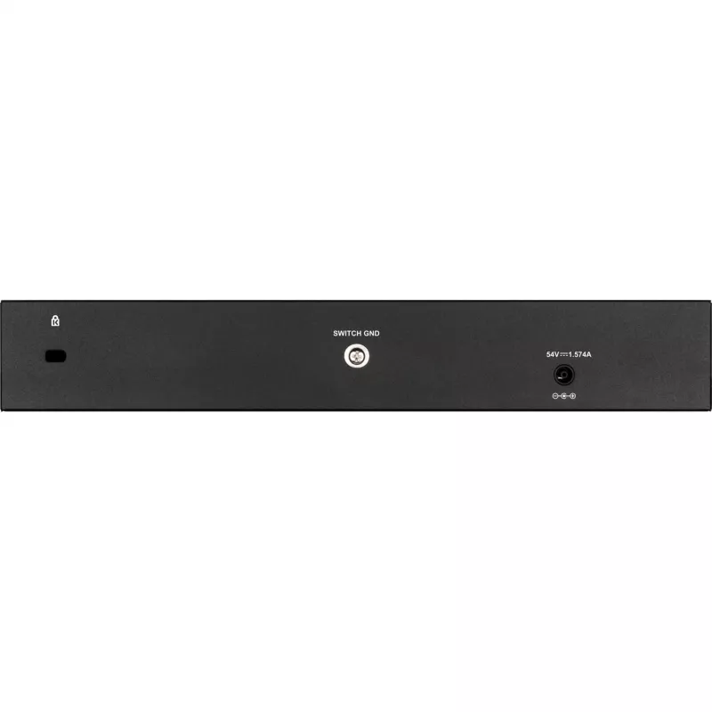 D-Link DGS-1210-10P Managed L2 Gigabit Ethernet (10/100/1000) Power over Ethernet (PoE) 1U preto