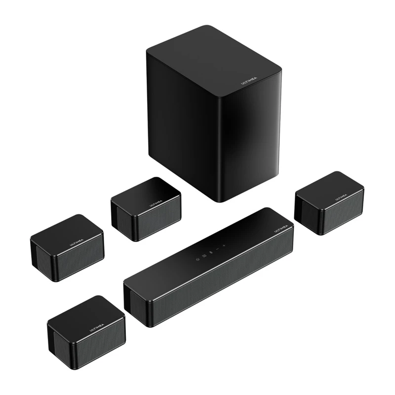 Barra de som Ultimea Poseidon D70 — sistema de cinema em casa compacto, modelo UC00Q