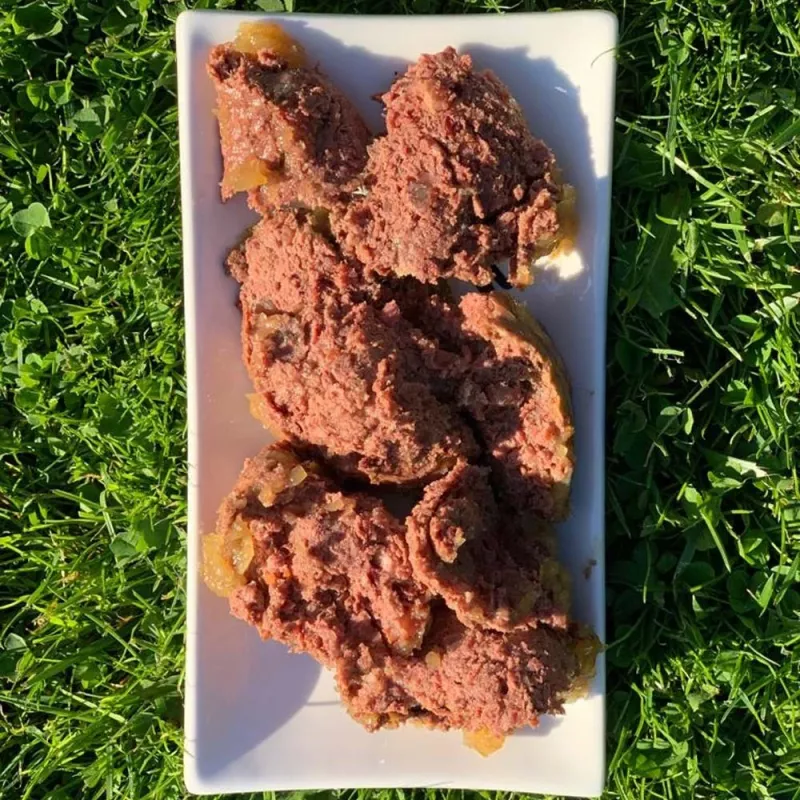 OLLO Pure Beef and Green Tripe comida húmida para cães, 400 g