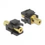 DeLOCK Módulo Keystone acoplador jack de 3,5 mm, preto, 86383