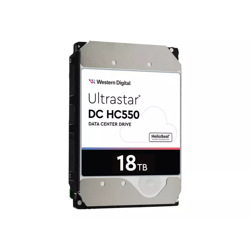 Disco rígido interno de 3,5 polegadas Western Digital Ultrastar DC HC550 – 18 TB, SAS 6 Gbit/s, 7200 rpm, 512 MB de cache