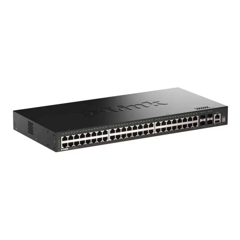 Switch D-Link 52 portas Gigabit Stackable Smart Managed com 4 portas 10G SFP+