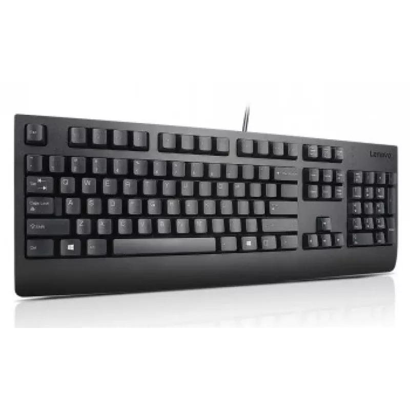 Teclado Lenovo Preferred Pro II com fios USB QWERTY nórdico preto