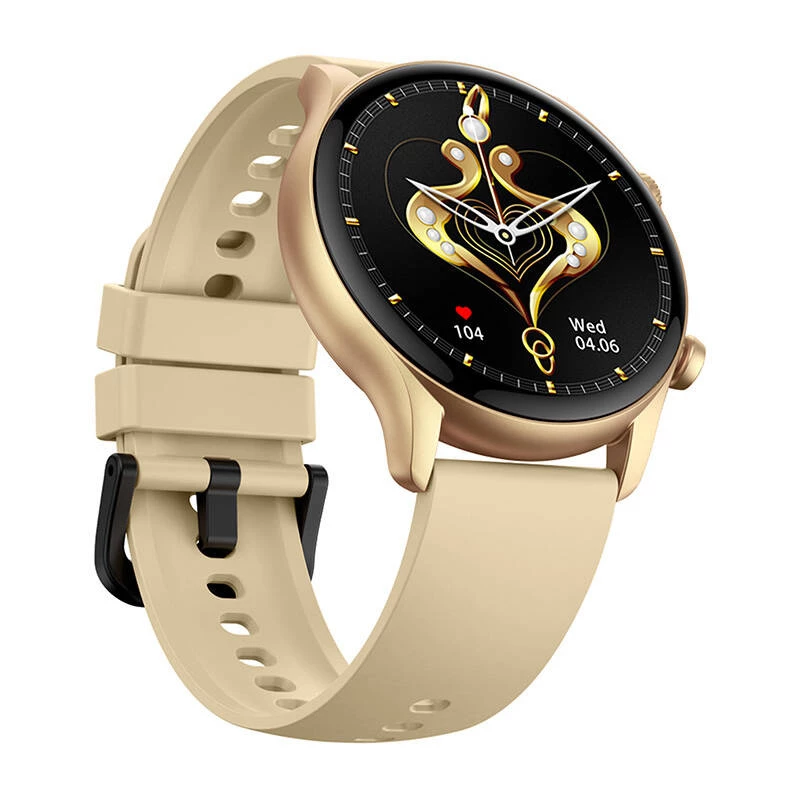 Zeblaze Btalk 3 Plus smartwatch, dourado