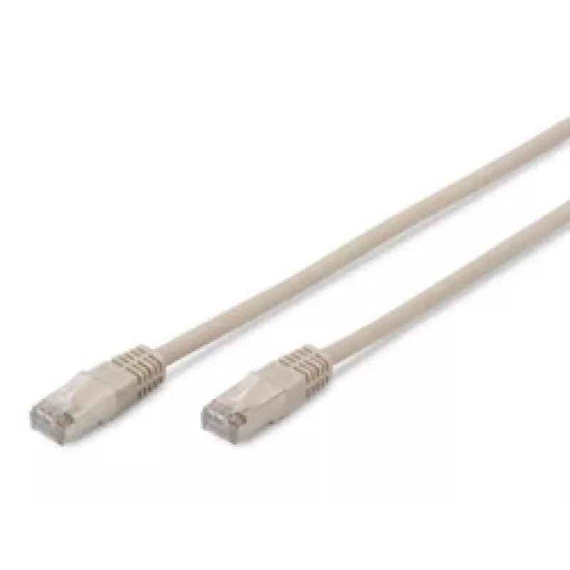 Cabo de rede Digitus CAT 5e SF/UTP cabo patch RJ-45 Cat5e 2m cinzento