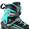 Patins 2IN1 Nils Extreme NH18190 PRETO/AZUL TAM. M (34-38) com patins de hóquei substituíveis