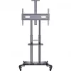 HAGOR HP Twin Stand HD - carrinho - para ecrã plano / equipamento AV - preto - tamanho do ecrã: 140-213 cm (55-84) - interface de fixação: até 800 x 500 mm (8210)