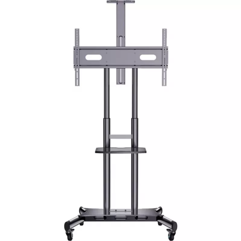 HAGOR HP Twin Stand HD - carrinho - para ecrã plano / equipamento AV - preto - tamanho do ecrã: 140-213 cm (55-84) - interface de fixação: até 800 x 500 mm (8210)