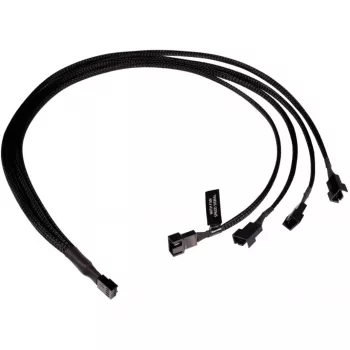 Cabo divisor RGB Alphacool 18684 preto 600 mm