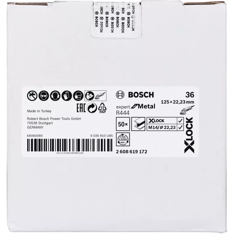 Acessório para rebarbadora Bosch 2 608 619 172 disco de corte