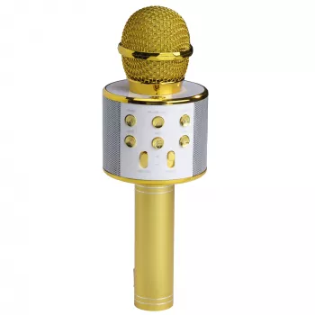 Microfone Denver KMS-20GMK2 dourado