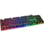 Deltaco Gaming GAM-021-RGB-DE teclado gaming com fio USB ergonómico, iluminado alemão, QWERTZ preto (GAM-021-RGB-DE)