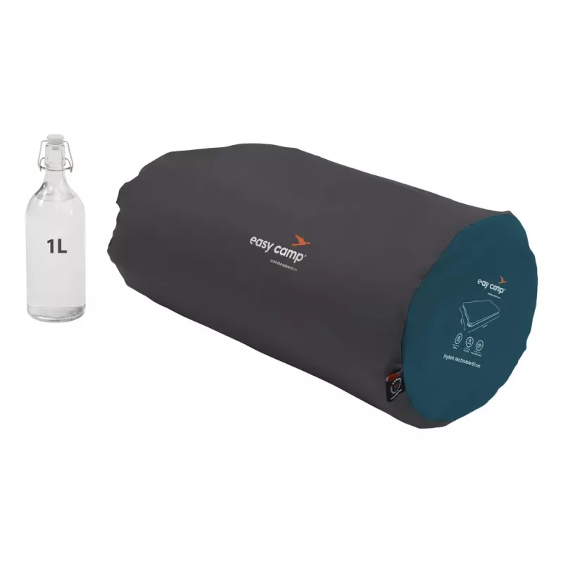 Colchão insuflável duplo easy camp 300079 — poliéster, 1200×1930×50 mm, azul