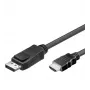 Adaptador de cabo Alcasa DP-HDMI 2 m DisplayPort para HDMI Type-A preto