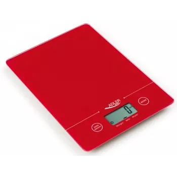 Balança de cozinha eletrónica Adler AD 3138 vermelho