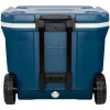 Coleman 50QT Xtreme geleira com rodas, azul, plástico, poliuretano (PU), preto, 47 l, 113 kg