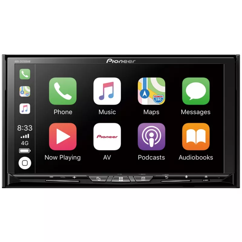 AVH-Z9200DAB, preto, 2 DIN, 50 W, 4.0 canais, 50 W, CD, CD-R, CD-RW, DVD, DVD-