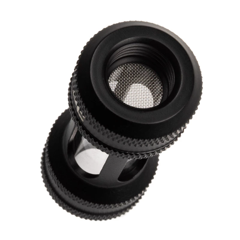 Filtro em linha XSPC G1/4 polegadas preto mate para circuitos de refrigeração líquida