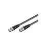 Cabo coaxial Microconnect 50413 BNC BNC 0,5 m preto