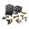 DeWalt DCK685P3T 18V Mala de ferramentas com bateria — 3×5,0-Ah baterias, DCH273-Martelo, Rebarbadora, Mala