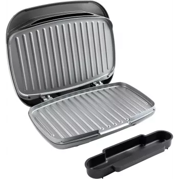 Grelhador elétrico compacto Petra PT4366GRYDEKFDIR com revestimento antiaderente