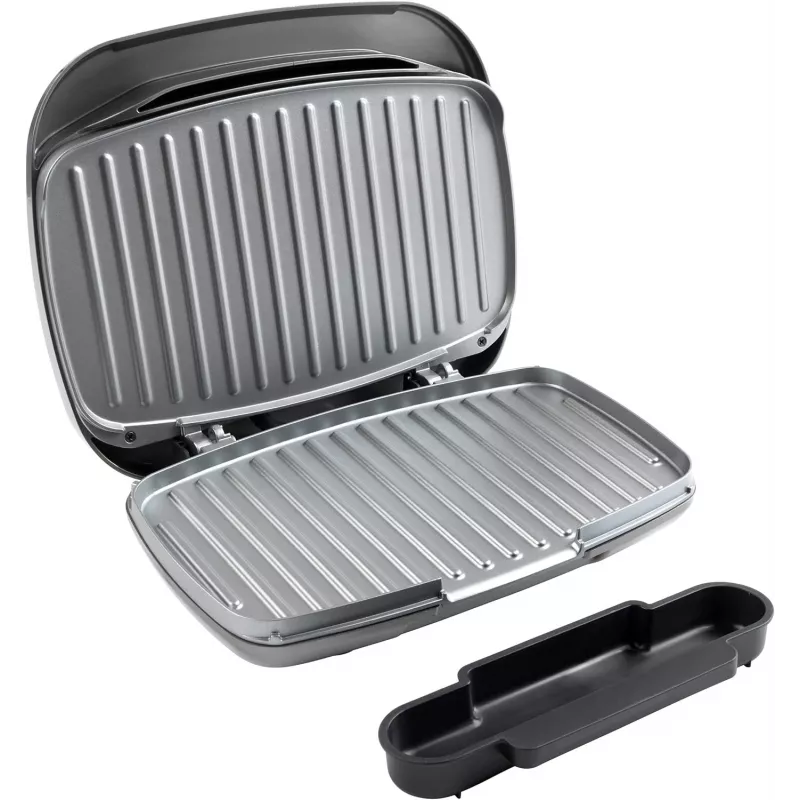 Grelhador elétrico compacto Petra PT4366GRYDEKFDIR com revestimento antiaderente