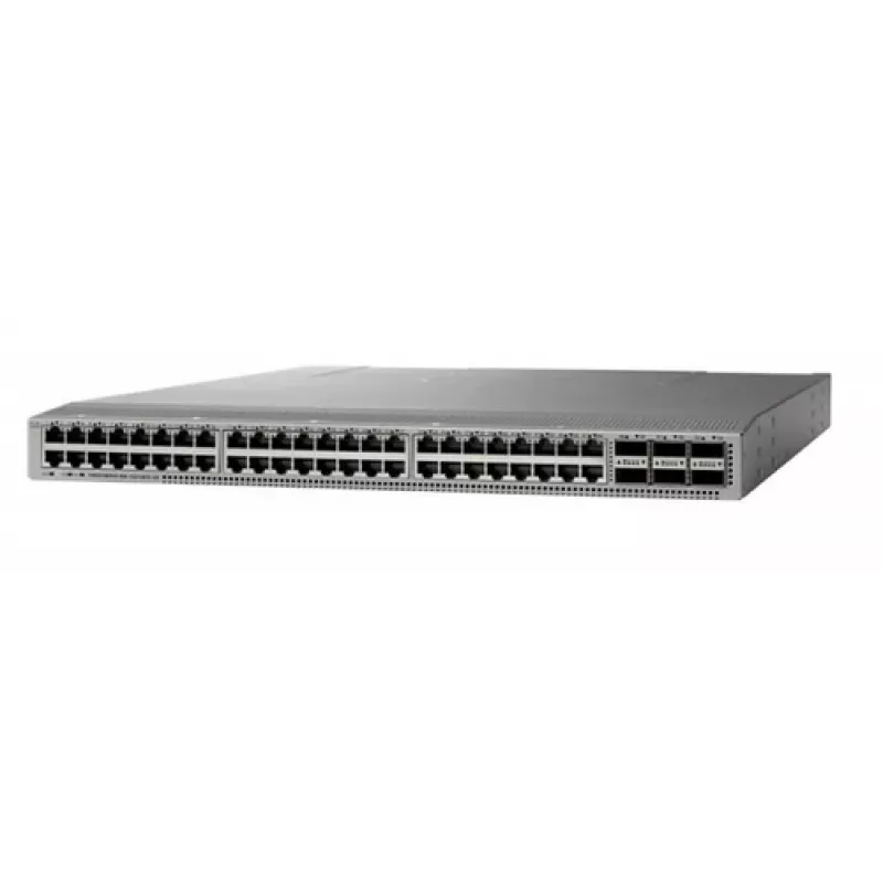 Switch de rede gerido Cisco N9K-C93108TC-FX3P 48x 10G Ethernet 1U