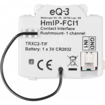 Emissor sem fios para casa inteligente Homematic IP 153489A0, a pilhas, montagem na parede, RF Wireless