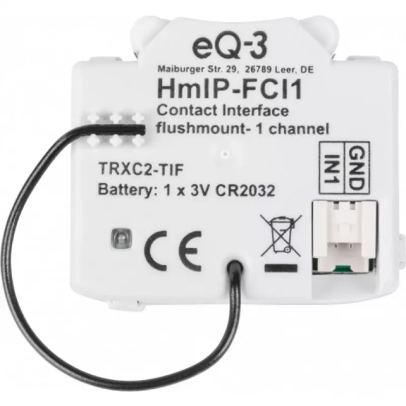 Emissor sem fios para casa inteligente Homematic IP 153489A0, a pilhas, montagem na parede, RF Wireless