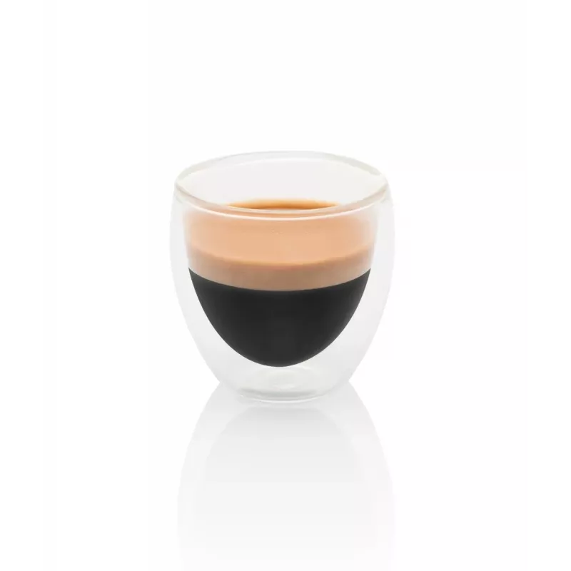 Conjunto de copos de café expresso Eta 80 ml transparente vidro borossilicato