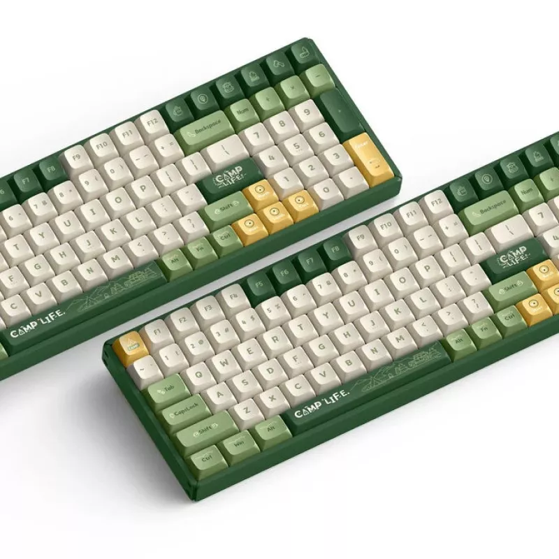 Teclado gaming sem fios IQUNIX F97 Camping RGB interruptores MX-Brown (US) (0 )