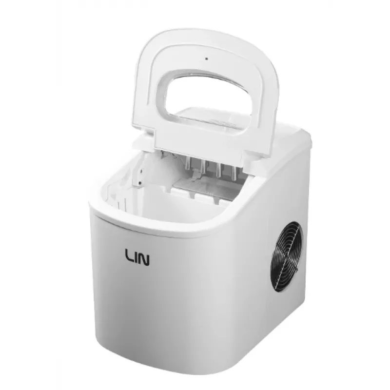 Máquina de gelo portátil LIN ICE PRO-W12 branca