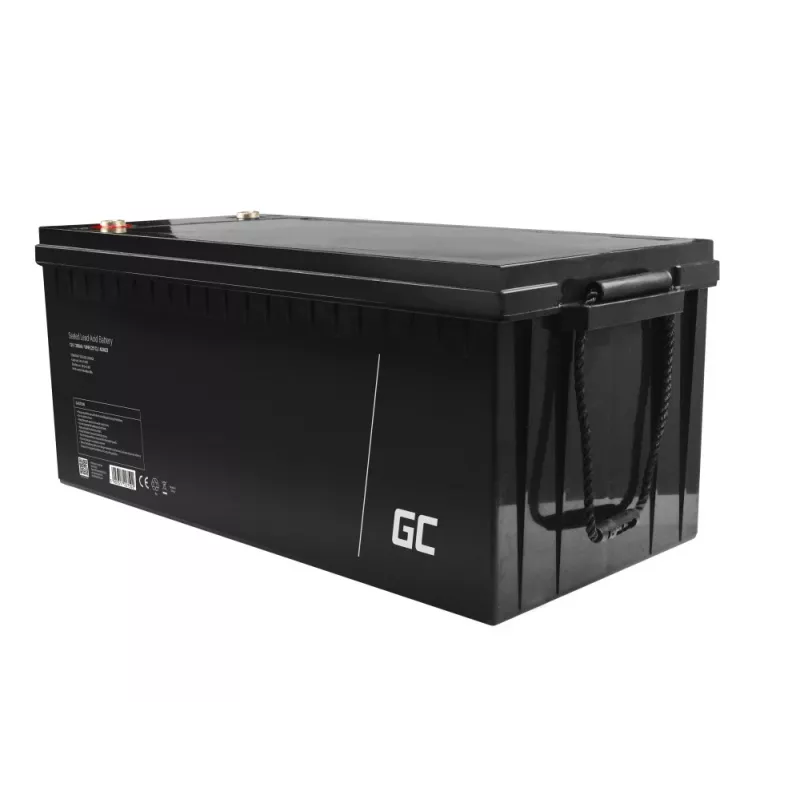 Bateria de automóvel Green Cell AGM33 VRLA AGM 200 Ah 12 V, sem manutenção, 58 kg