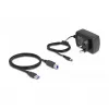 Estação de acoplamento USB dupla DeLOCK para 2 x SATA HDD SSD com função de clonagem e leitor de cartões