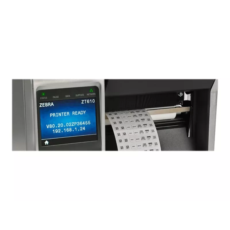 Impressora de etiquetas Zebra ZT610 transferência térmica 600 x 600 DPI 152 mm/s com fios e sem fios Ethernet LAN Bluetooth