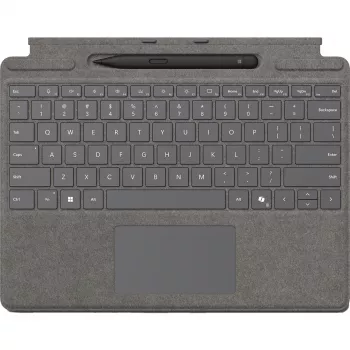 Microsoft Surface Pro Keyboard - Teclado - com trackpad, acelerómetro, Surface Slim Pen 2 base de armazenamento e carregamento - QWERTZ - alemão/áustria