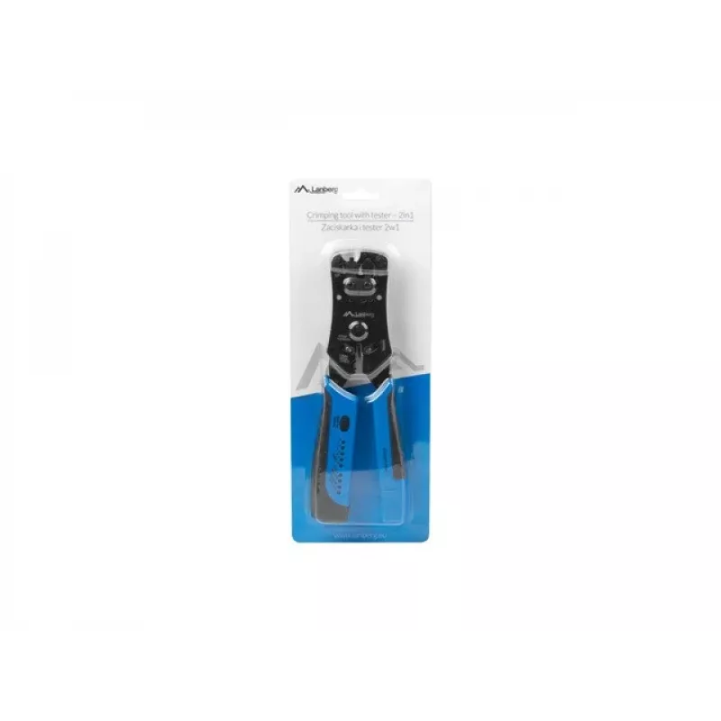 Alicate de cravar cabos Lanberg NT-0203 ferramenta de cravar preto, azul