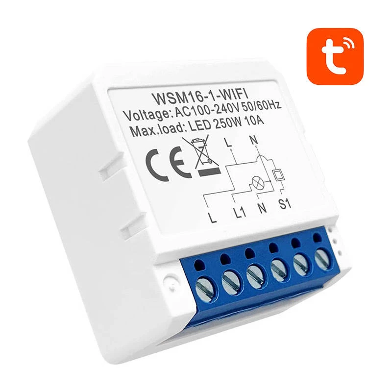 Interruptor inteligente Wi-Fi Avatto WSM16-W1 – controlo remoto para automação doméstica