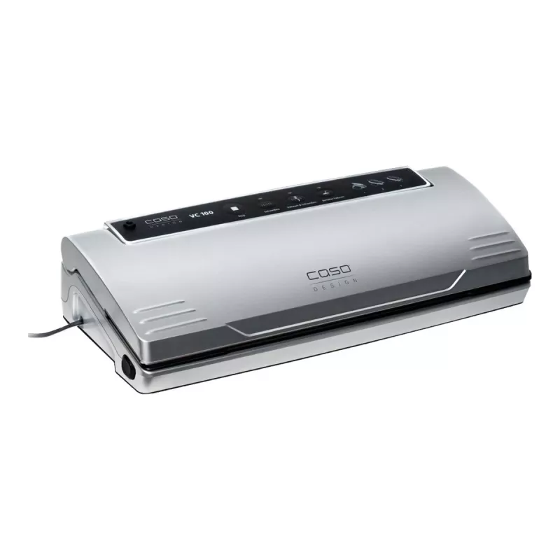Caso | Máquina de vácuo de bar | VC 100 | Potência 120 W | Controlo de temperatura | Prateado