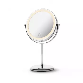 Espelho de maquilhagem de pé Medisana CM 844 controlo tátil LED, ampliação 7×, bateria integrada 1000 mAh, luz tricolor regulável