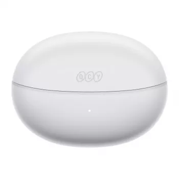 Auscultadores QCY Crossky Clip C30S sem fios com clipe, branco