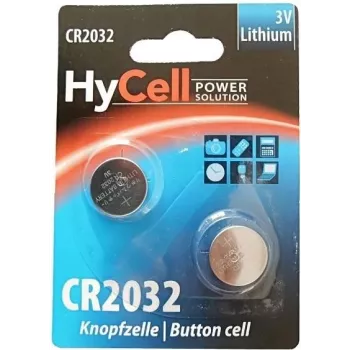 Blister de 2 pilhas botão Ansmann HyCell 3V Lítio CR 2032 (5020202)