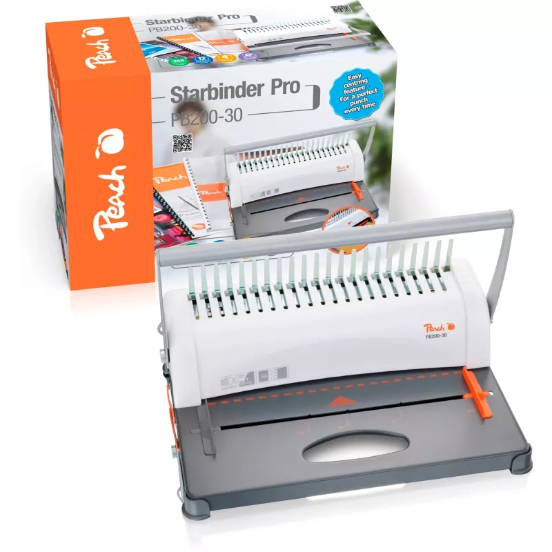 Peach PB200-30 350 folhas preto, cinzento