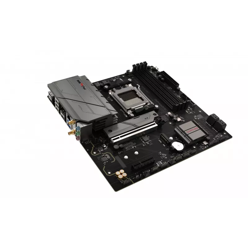 Motherboard Sapphire PULSE B850M WIFI — AMD B850 micro ATX, Socket AM5, DDR5 até 7600 MHz, 4 DIMM, 192 GB, Wi-Fi 6, 2.5GbE