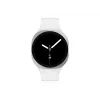 Samsung Galaxy Watch 8 3,3 cm (1,3 polegadas) AMOLED 40 mm digital 438 x 438 pixels ecrã tátil 4G prateado Wi-Fi GPS (satélite)